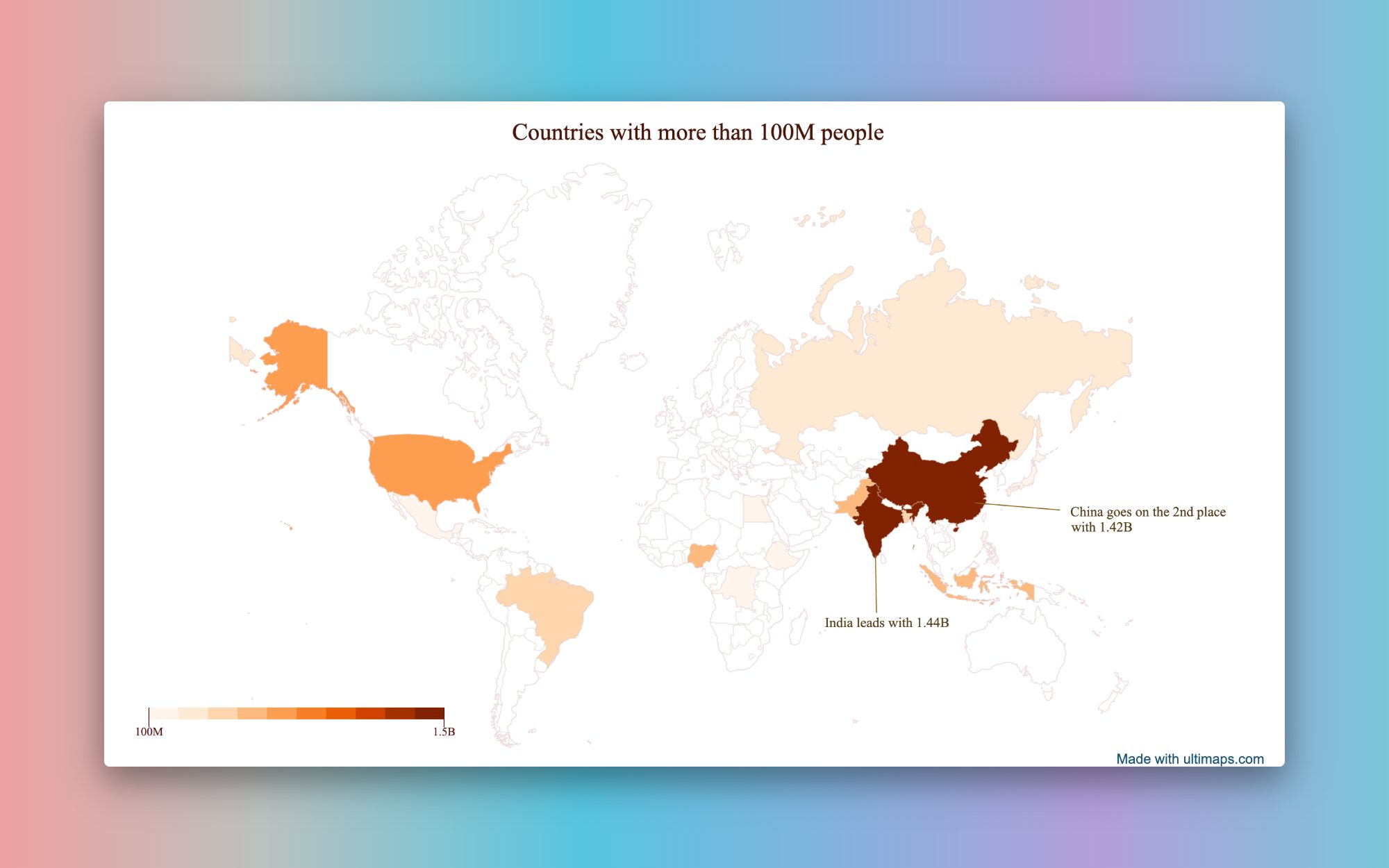Ultimaps: choropleth maps