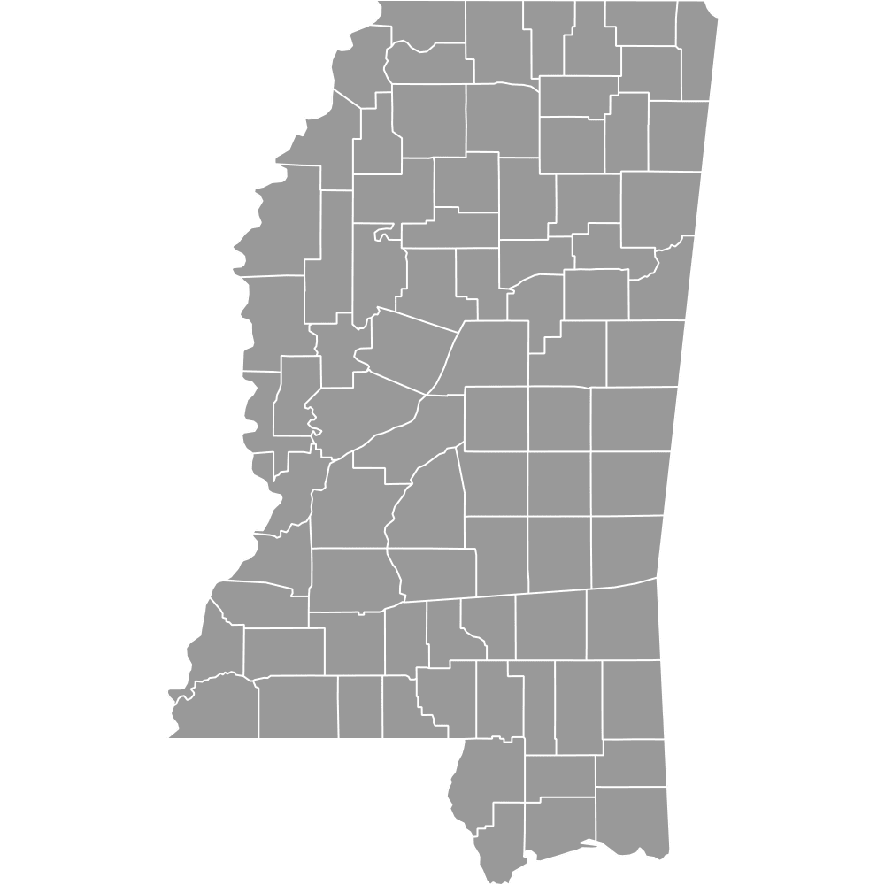 Preview of Mississippi, US — Counties