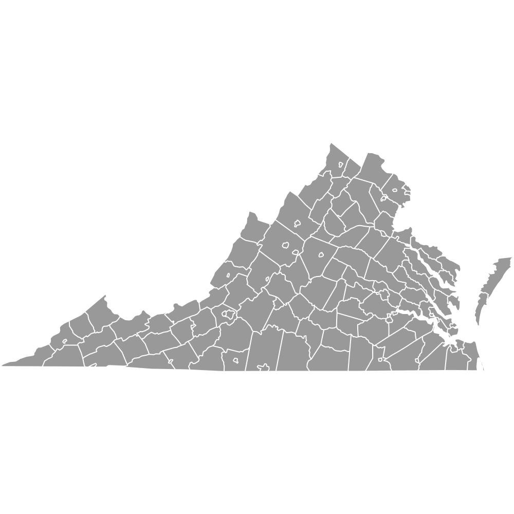 Preview of Virginia, US — Counties